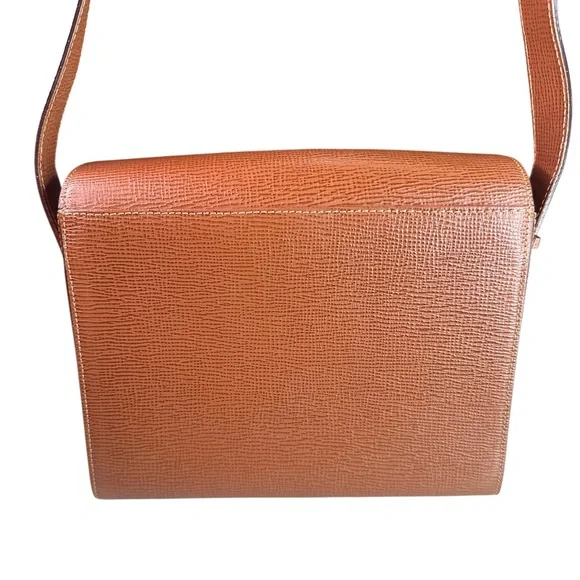 Celine Brown Leather Shoulder Bag with Gold Accent - Picture 2 of 6